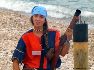 christian girls with guns - moors and christians